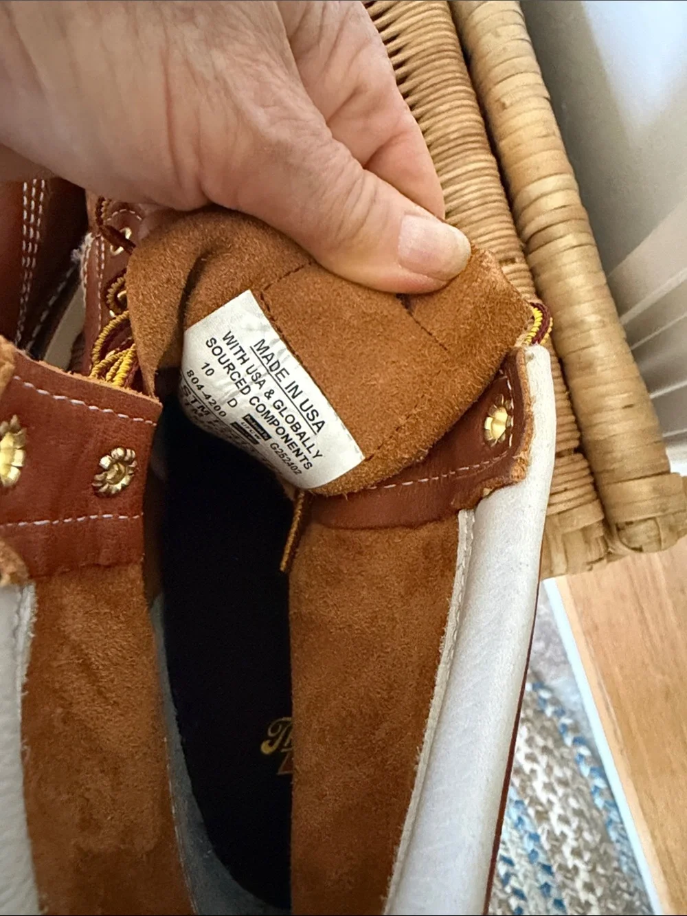 Thorogood American Heritage 6” Tobacco Moc Toe Work Boots Size 10 D NWT